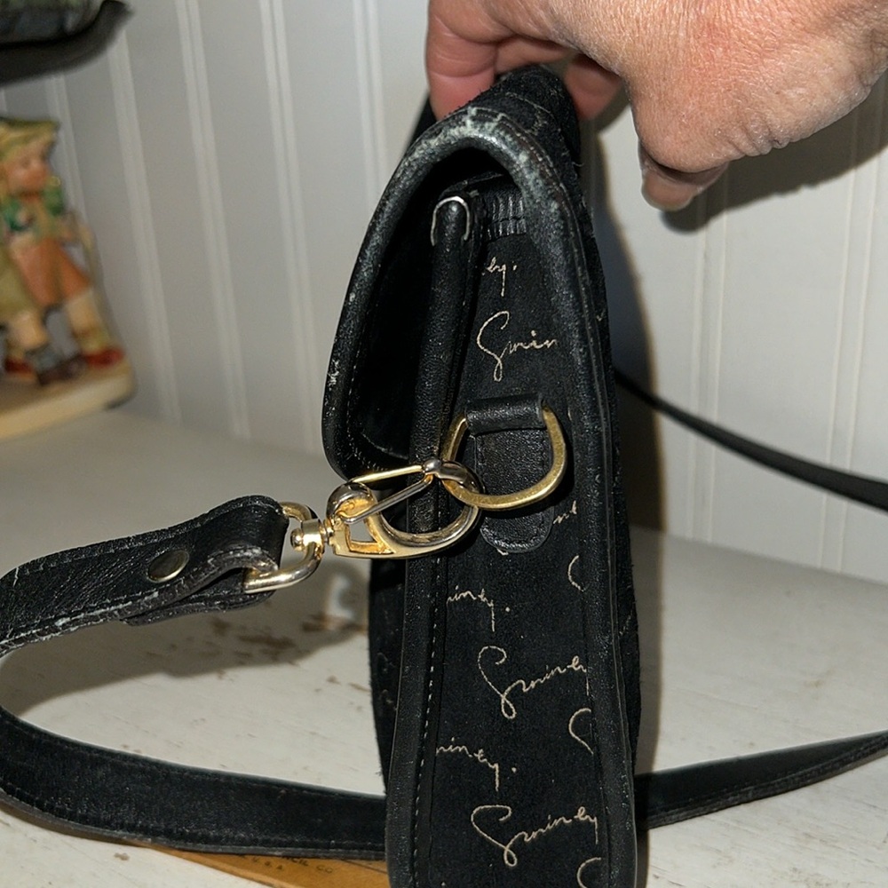 Vintage SAC Givenchy black suede signature purse - Picture 7 of 13